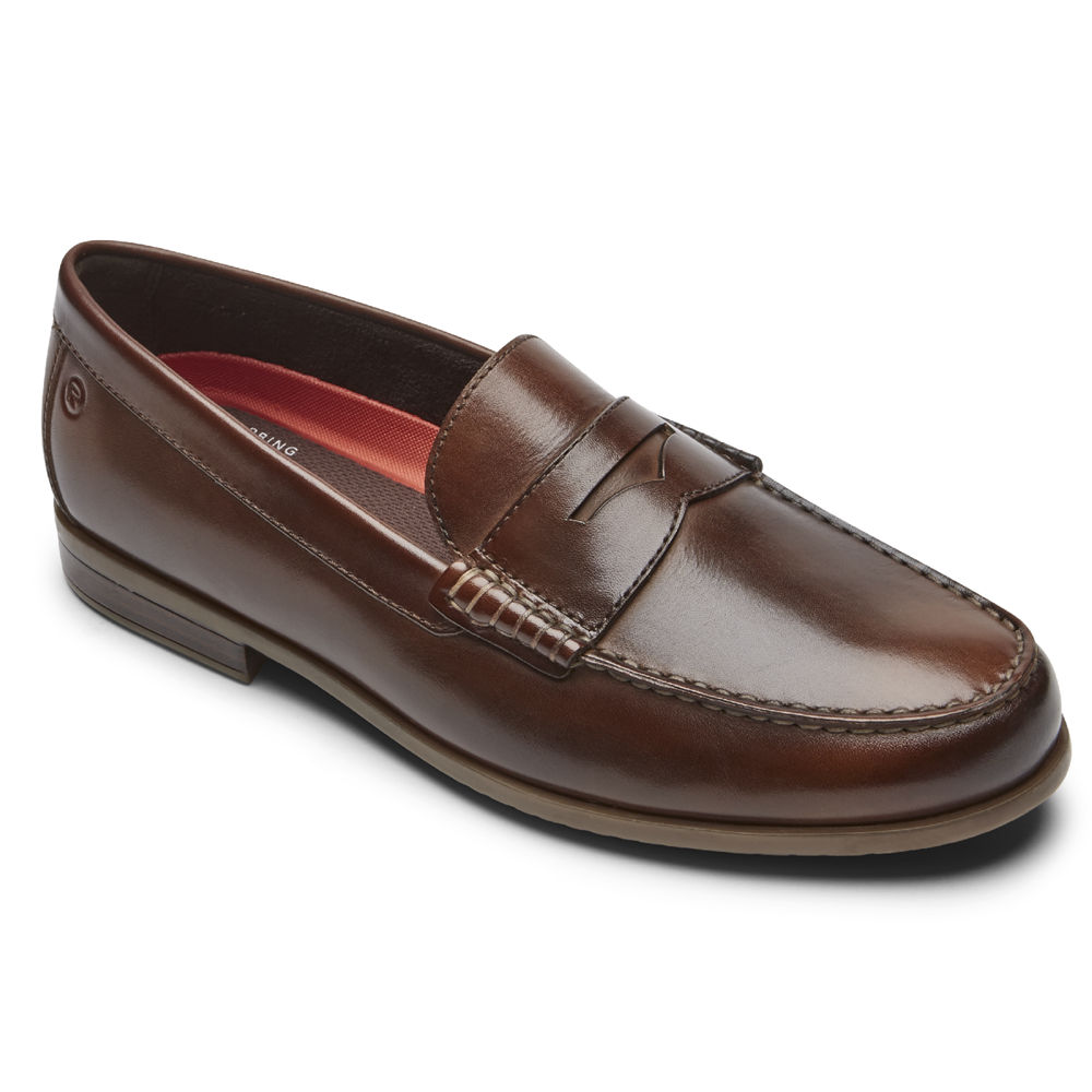 Mocassins Rockport Homem Marrom - Curtys Penny - 78604DXSW